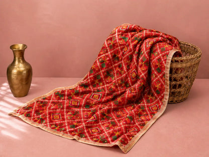 Handcrafted Punjabi Phulkari Dupatta