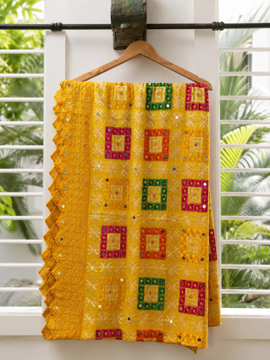 shop Premium Yellow Phulkari Dupatta