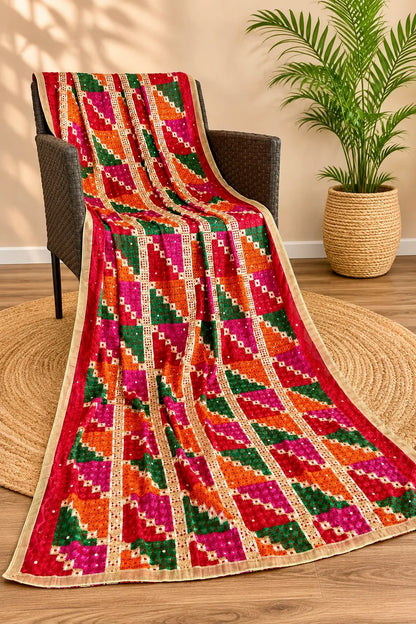 Traditional Embroidered Dupatta